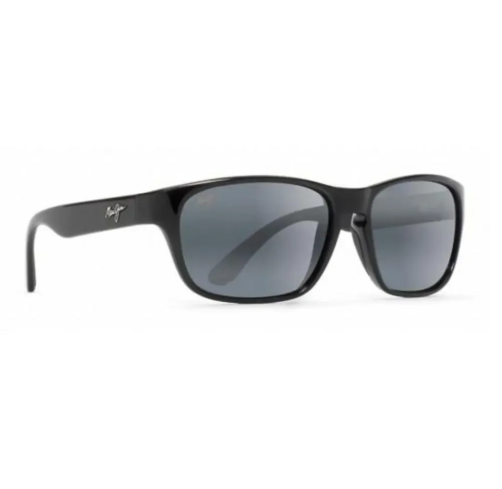 Maui Jim Black Grey Mixed Plate Polarized Sunglasses